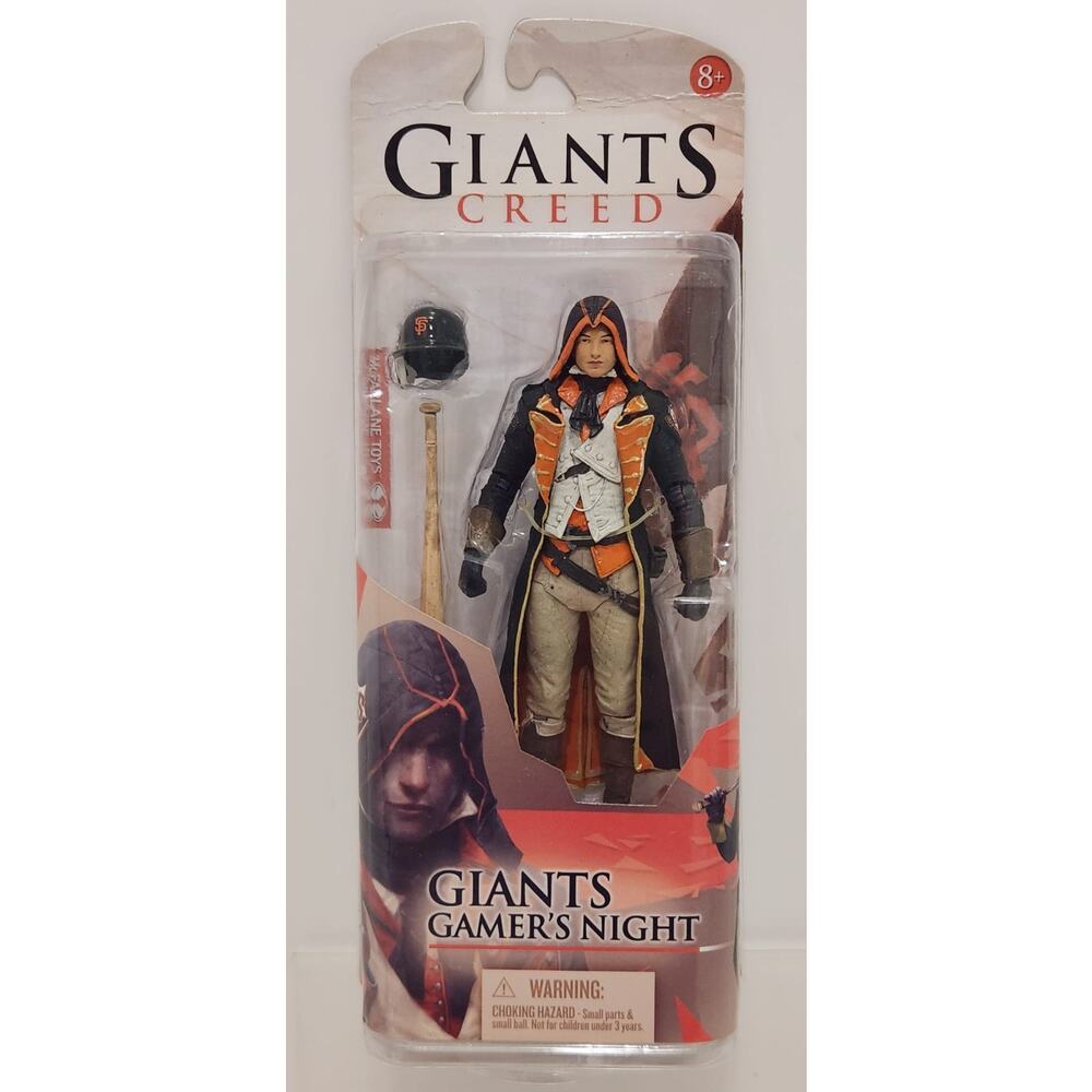 Assassin's Creed Arno Action Figure McFarlane MLB SF Giants Gamers Night NEW